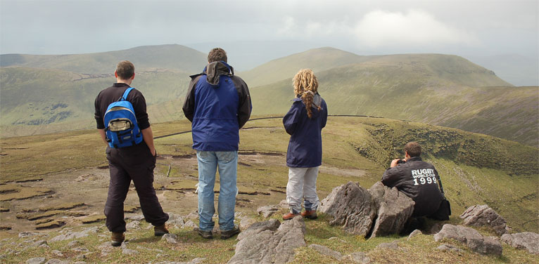 Hill walking in South West Ireland